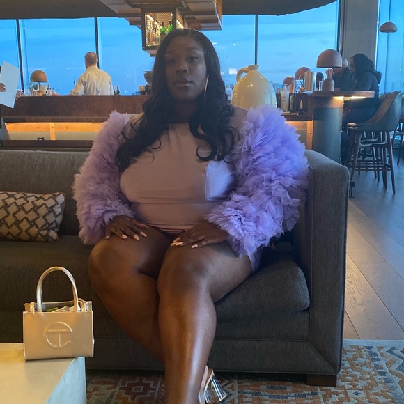 Tulle Sleeve Dress - Picture 6 of 7